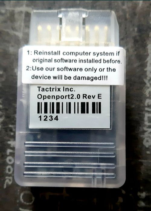 Сканер автомобільний Open Port Tactrix 2.0 J2534,  программатор