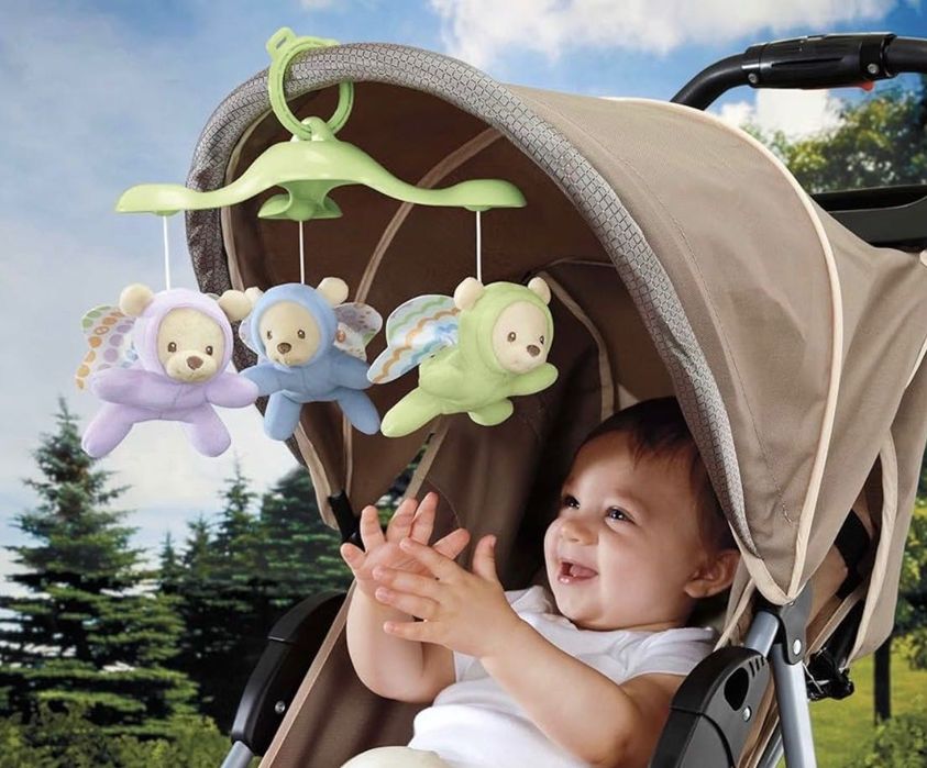 Mobile com música para berço bebé - Fisher-Price 3-in-1