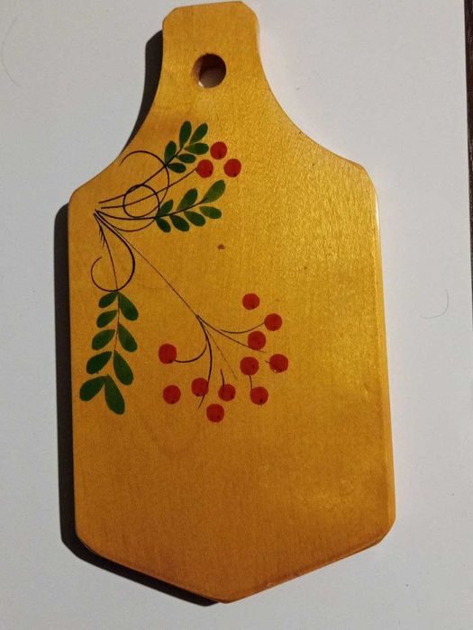 Ложки, дощечка, толкушка. Петриковская роспись. Национальная посуда