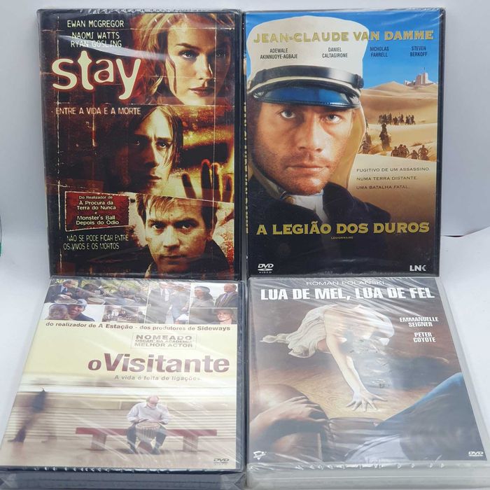 Lote 4/3 - Pack de 18 Filmes Novos e Selados em DVD - Ref. VI