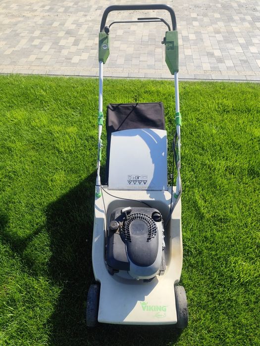 Kosiarka viking z napędem i koszem