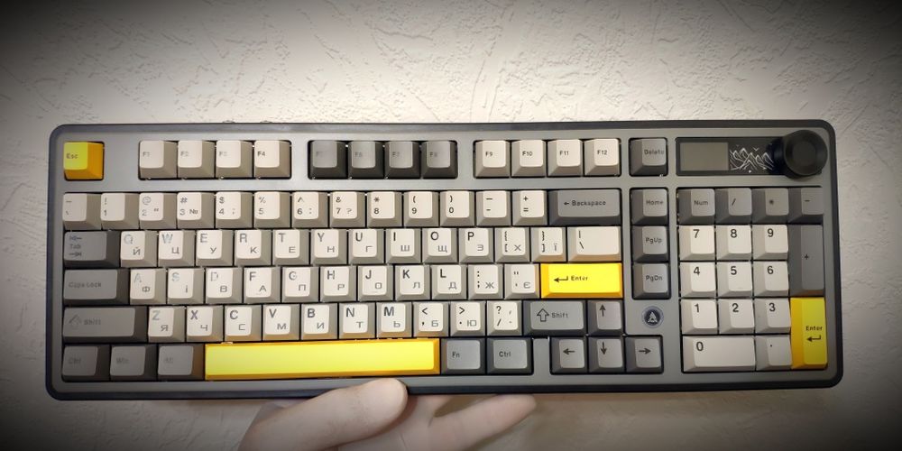 Ajazz AK980 PRO Оригінал механічні повнорозмірні  бездротові клавіат