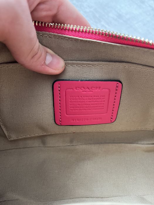 coach torebka nowa styl wiśni