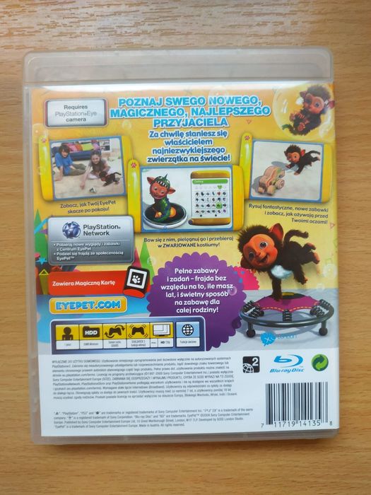 Eye Pet PS3 pl, stan bardzo dobry, możliwa wysyłka
