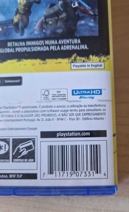 Jogo PS5 Marvel's Wolverine Selado + Brinde