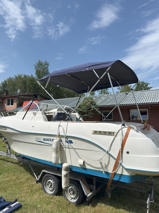Motorówka Quicksilver Flamingo 625 cruiser + przyczepa. ZAMIANA