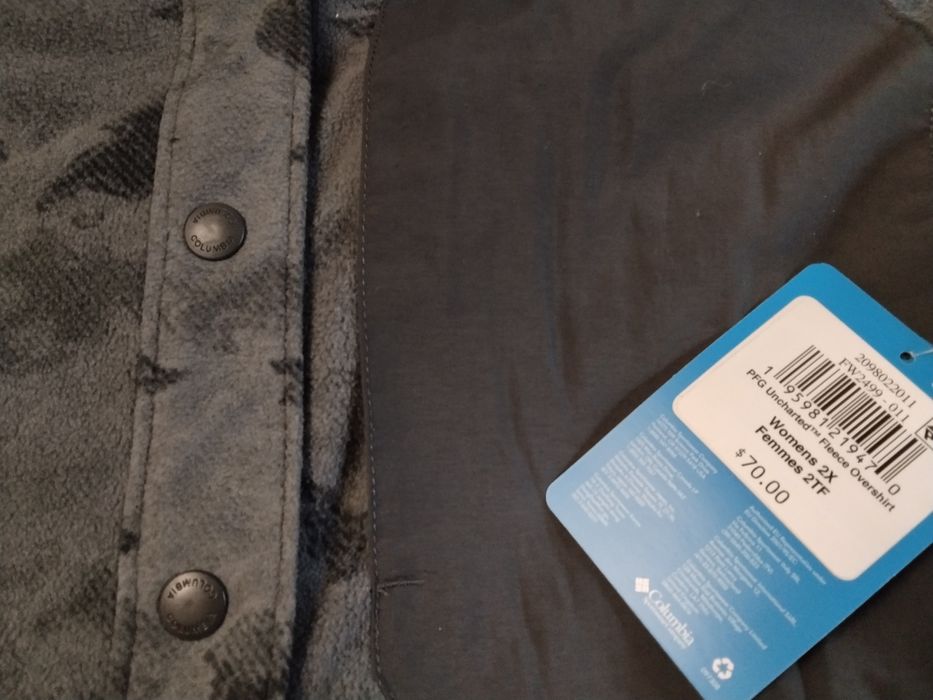 Жіноча сорочка на байці Columbia 2X , розмір 58-60 оригінал