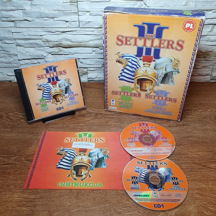 THE SETTLERS III 3 ZŁOTA EDYCJA - polskie wydanie BIG BOX eXtra Gra PL