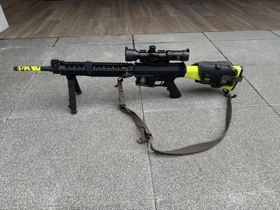 SR25 (GR25 - G&G) c/ upgrades - Airsoft