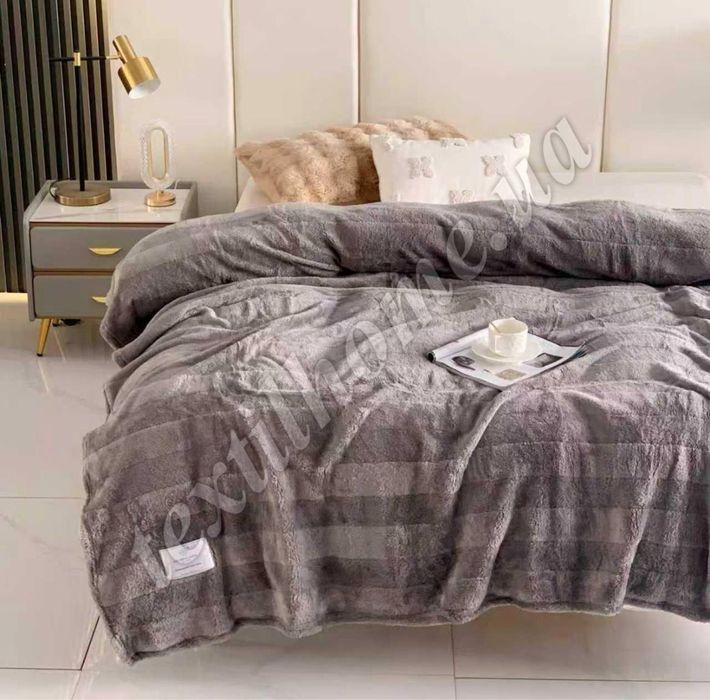 Плед покривало Велюр євро розмір Подарункове