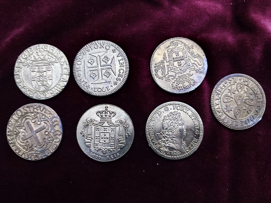 Colecção moedas e medalhas