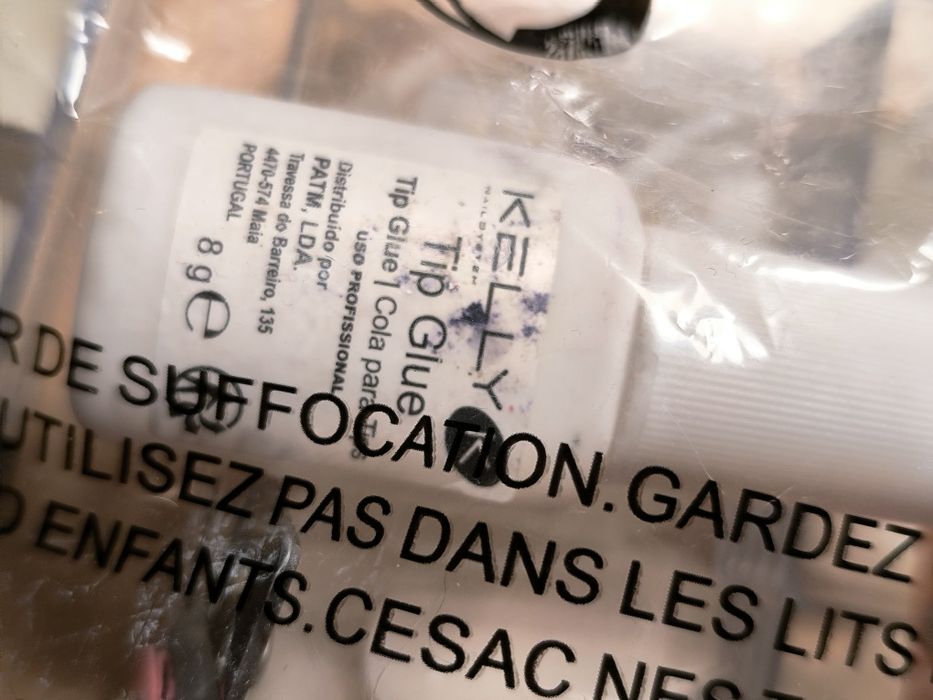 Stock + cortador de unhas gel extensões