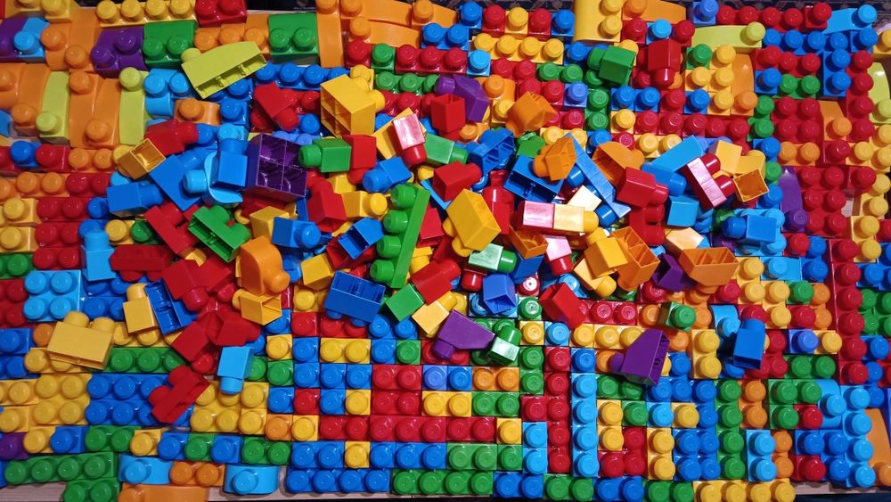 Mega Blocks ponad 500 klocków 7 kg klocków!