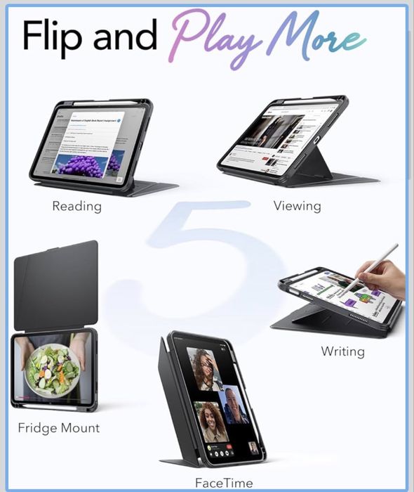 ESR Flip Magnetic Case with Pencil Holder