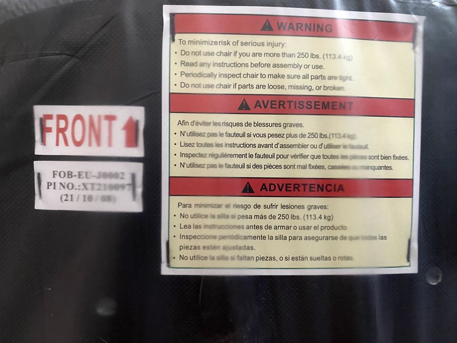 Cadeira de secretaria nova