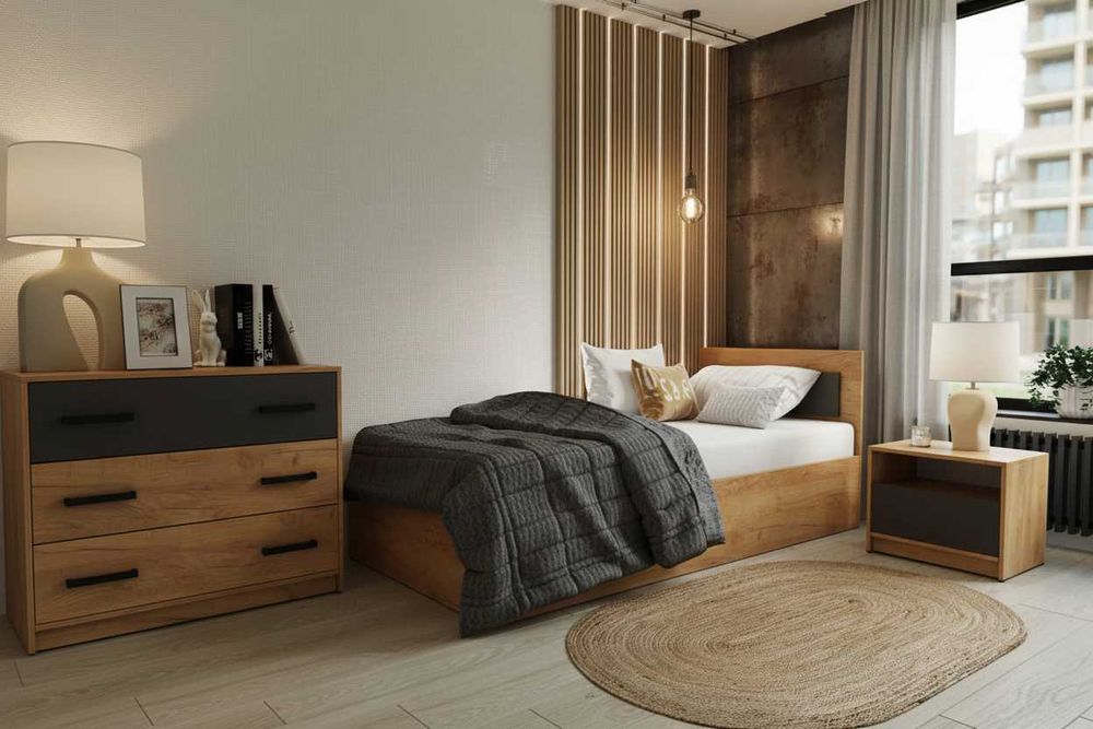 Кровать односпальная Viva — стиль, комфорт и практичность