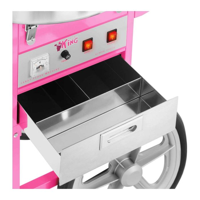 Maquina de algodao Doce com carrinho