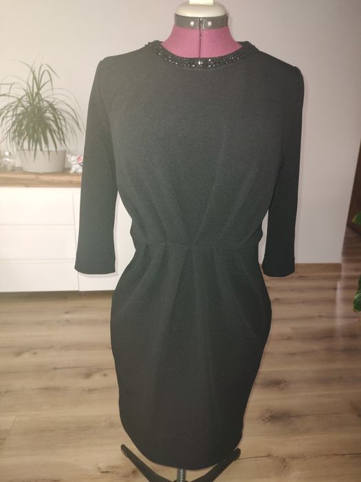 Czarna sukienka elegancka rozmiar XL