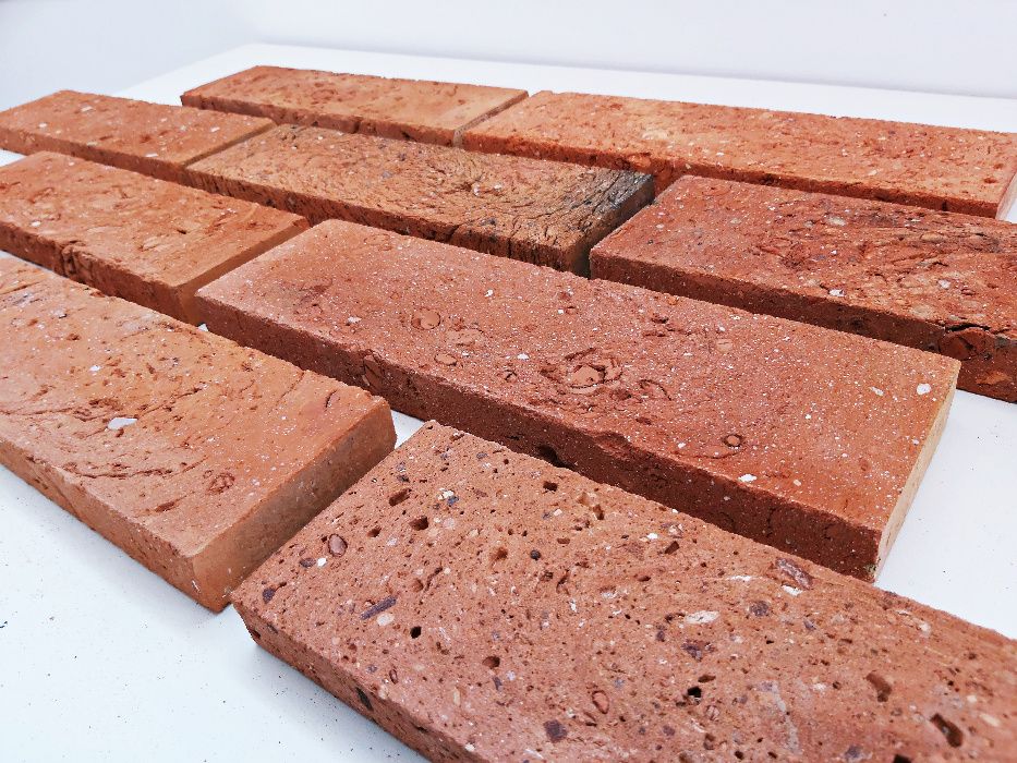 Cegła na ścianę dekoracyjna elewacyjna cięta, Płytki Ceglane, Lico