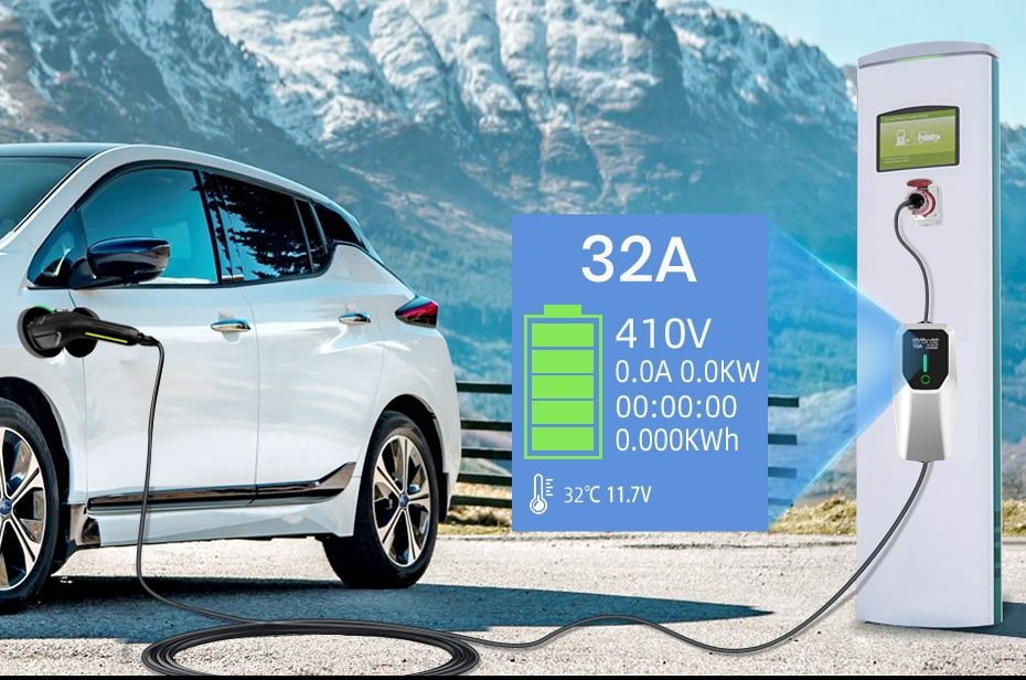 Carregador de carros eléctricos e híbridos Junsun Monofásico 3,5KW 16A