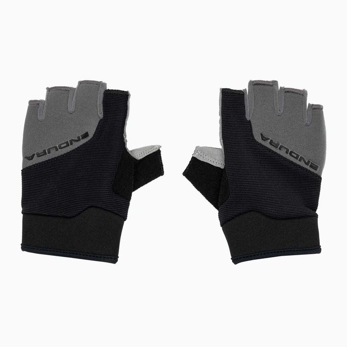 Rękawiczki rowerowe dziecięce Endura Hummvee Plus Junior black / grey