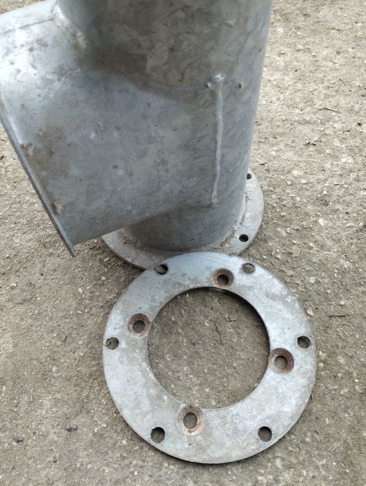 Trojnik stalowy ocynkowany 120mm
