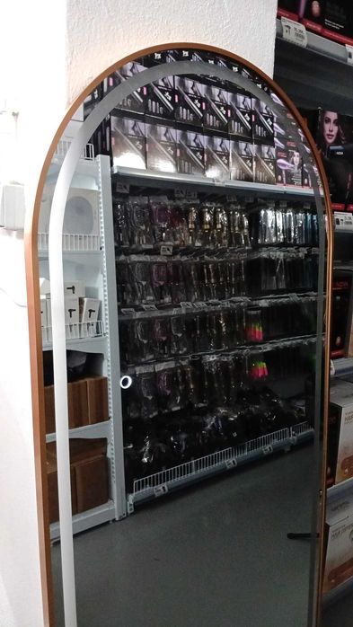 Espelhos Dourados Com Luz Led 1,70M