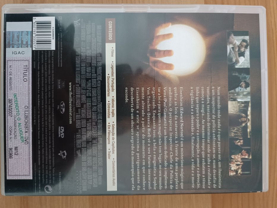 O Ilusionista - DVD