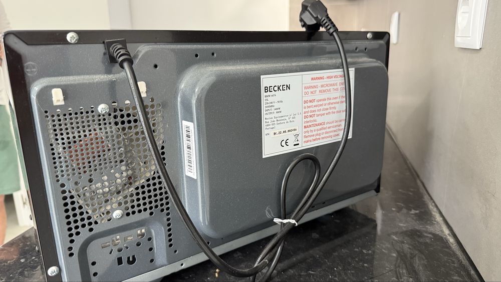Microondas becken