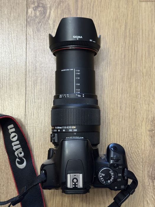 Комплект фотоапарат canon та три обʼєктива