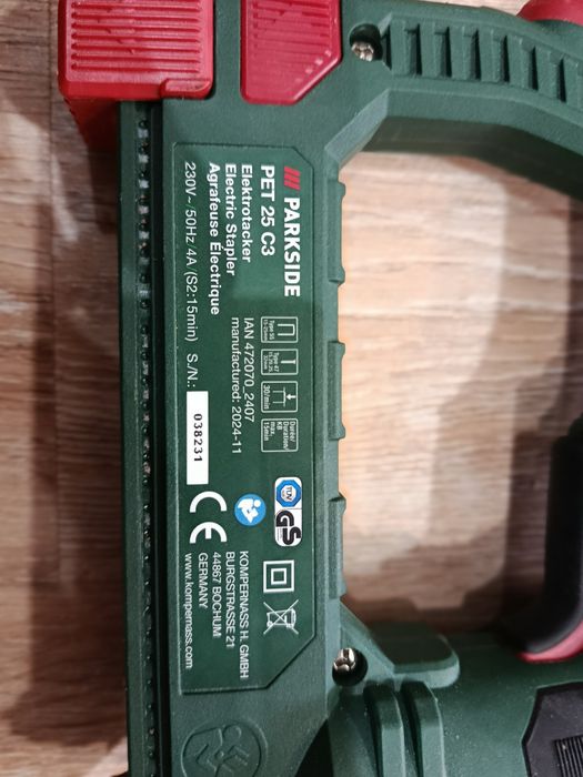 Agrafador e pistola de pregos elétrica