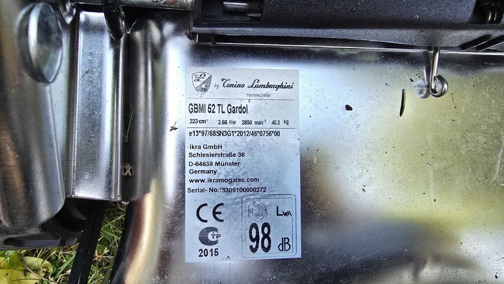 Kosiarka Gardol GBMI 52 tl Lamborghini kwasowka honda