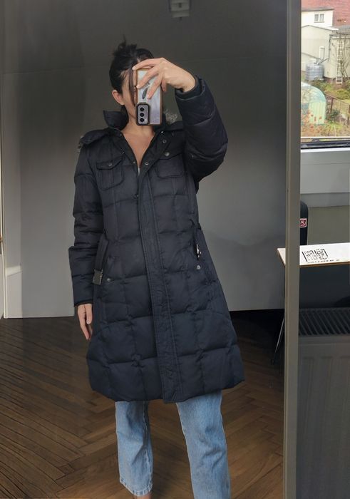 Płaszcz naturalne pierze 100% feather coat winter jacket 40