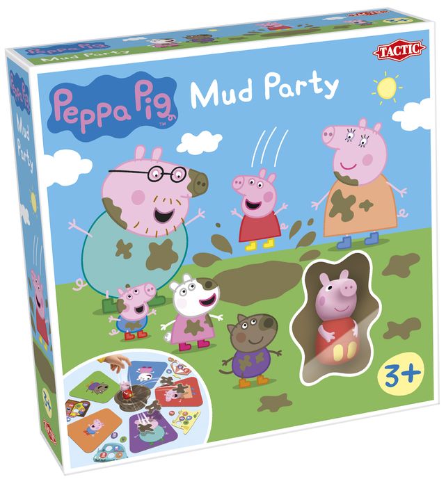 Gra Świnka Peppa Błotna Zabawa Mud Party Tactic Games