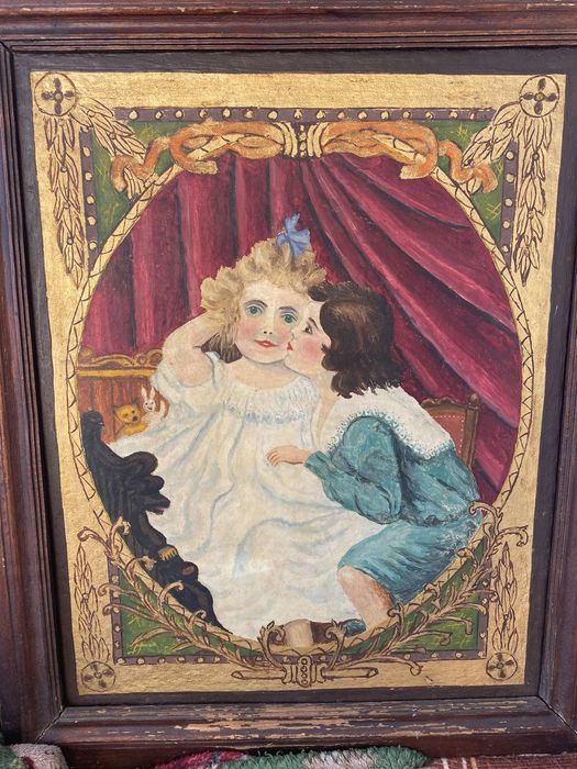 Картина старая 1910гг