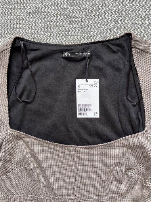 Сукня Zara XS/S 34 Италия ділова тепла плаття строге платье теплое