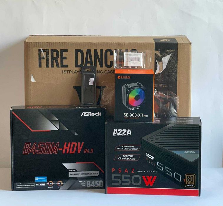 Топовий ПК! Гарантія! GTX 1080 Ryzen 5 5500 16gb DDR4 M2 SSD HDD!