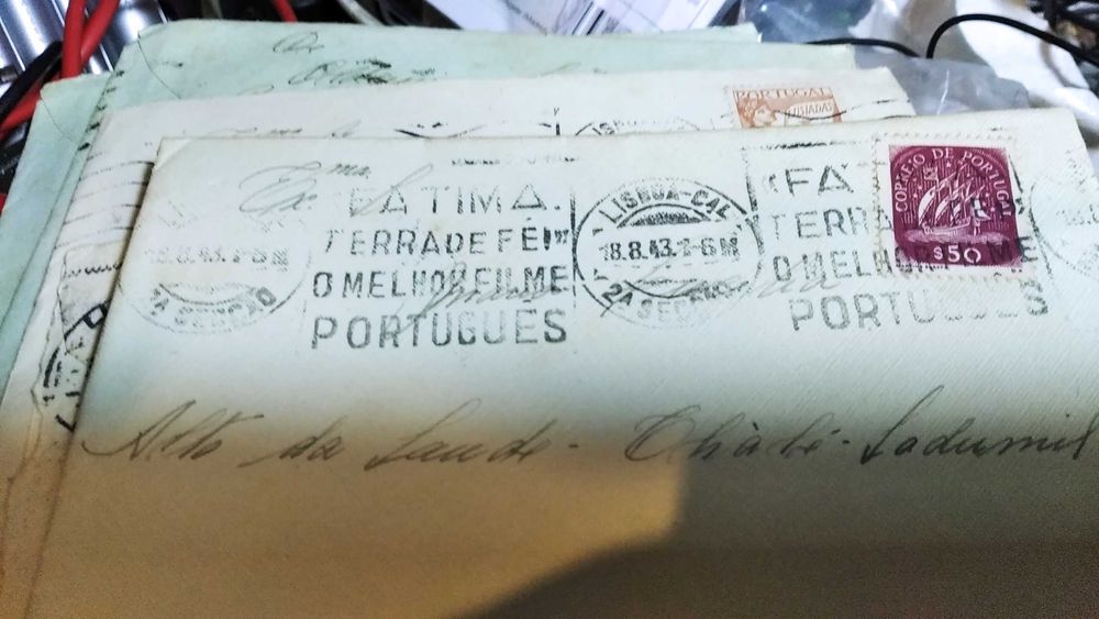 Selos de Portugal ultramar e de todo o mundo pagelas, envelope selado
