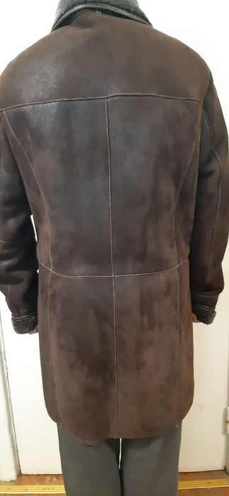 Недорого мужская натуральная дублёнка,52 размер