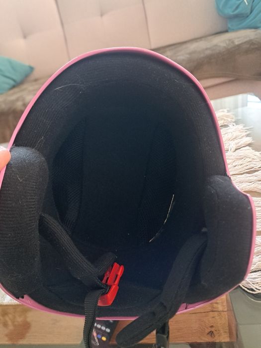 Kask narciarski dziecięcy różowy