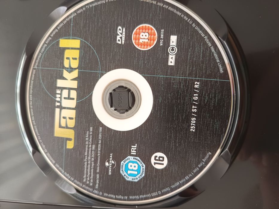 DVD o chacal.     .