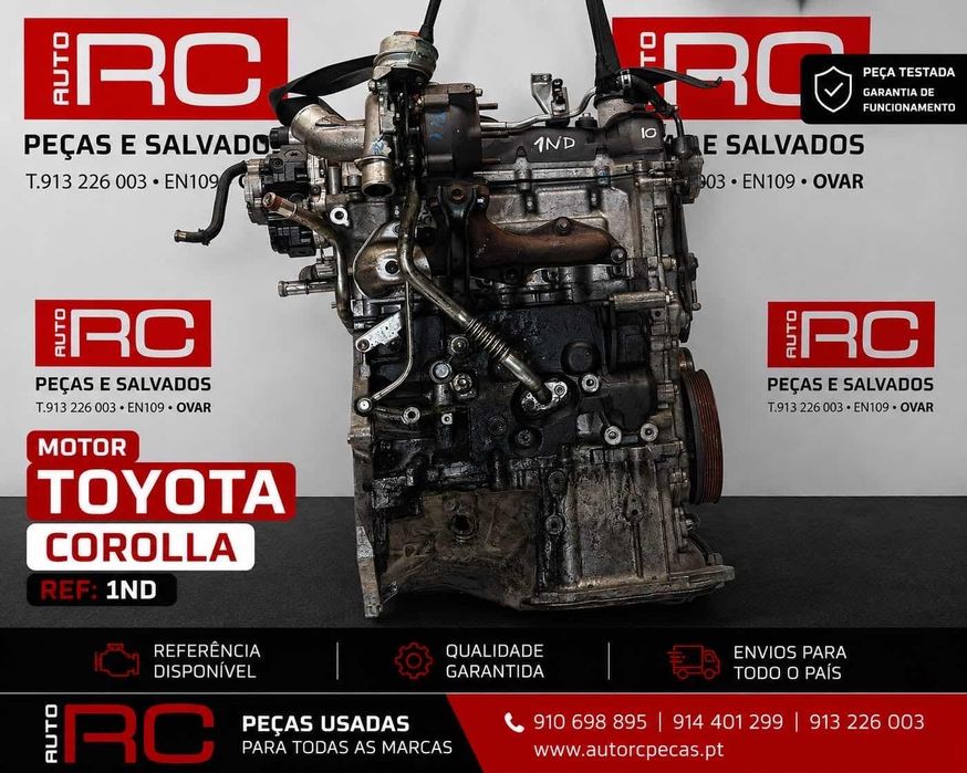 Motor Completo 1ND - TOYOTA COROLLA