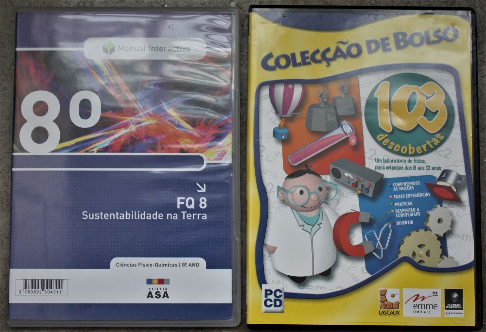 4 CDs didácticos com jogos, como novos64584561402881120