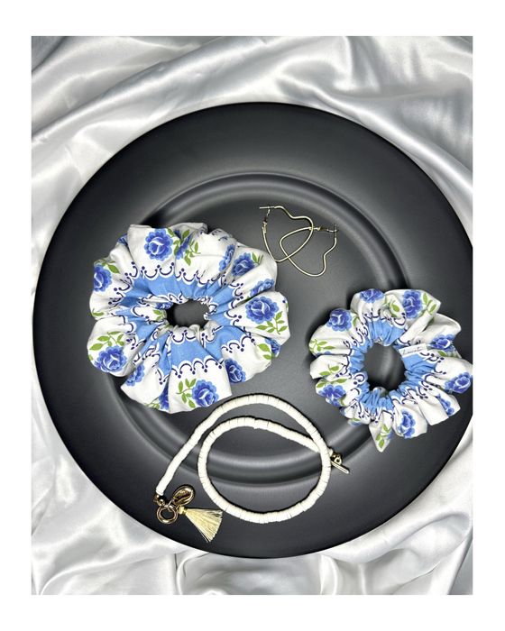 Gumki do włosów Scrunchies - Lovely - Handmade