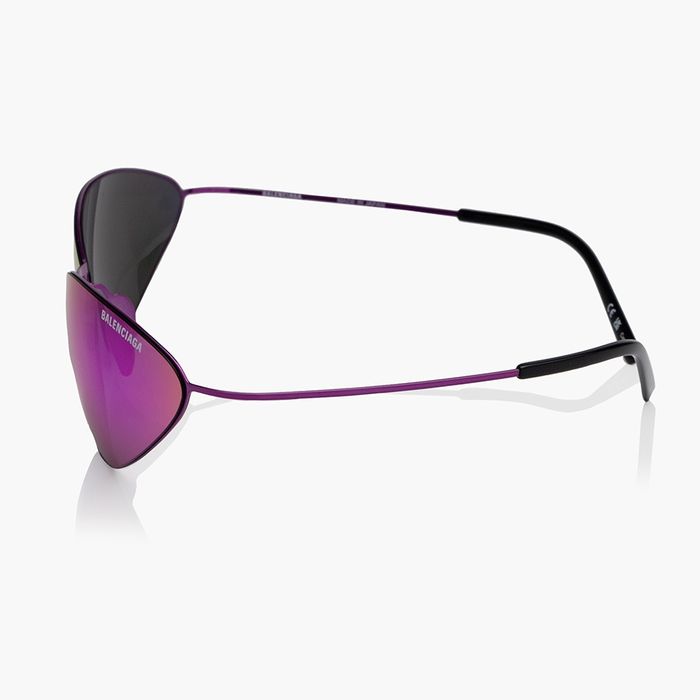 Сонцезахисні окуляри Balenciaga з фіолетовий лінзами колекція 2025