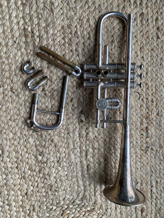 Trąbka Silbron Boosey&Co strój A/Bb z BRĄZU, kornet