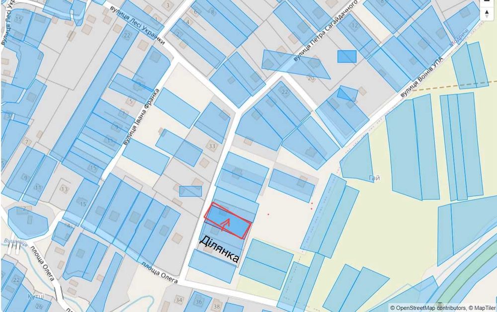 Продаж земельної ділянки с. Модричі, лише 3,5 км до курорту Трускавець