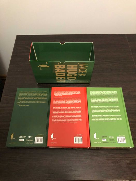 box 3x książki jacek hugo - bader