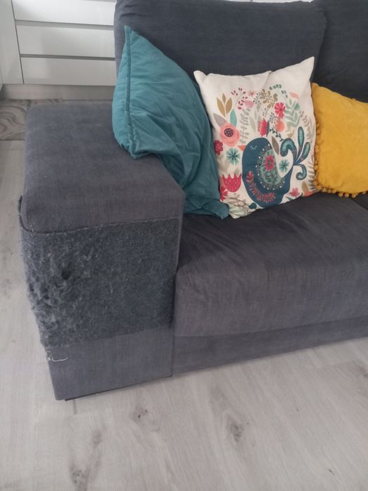 Sofá chaise long conforama