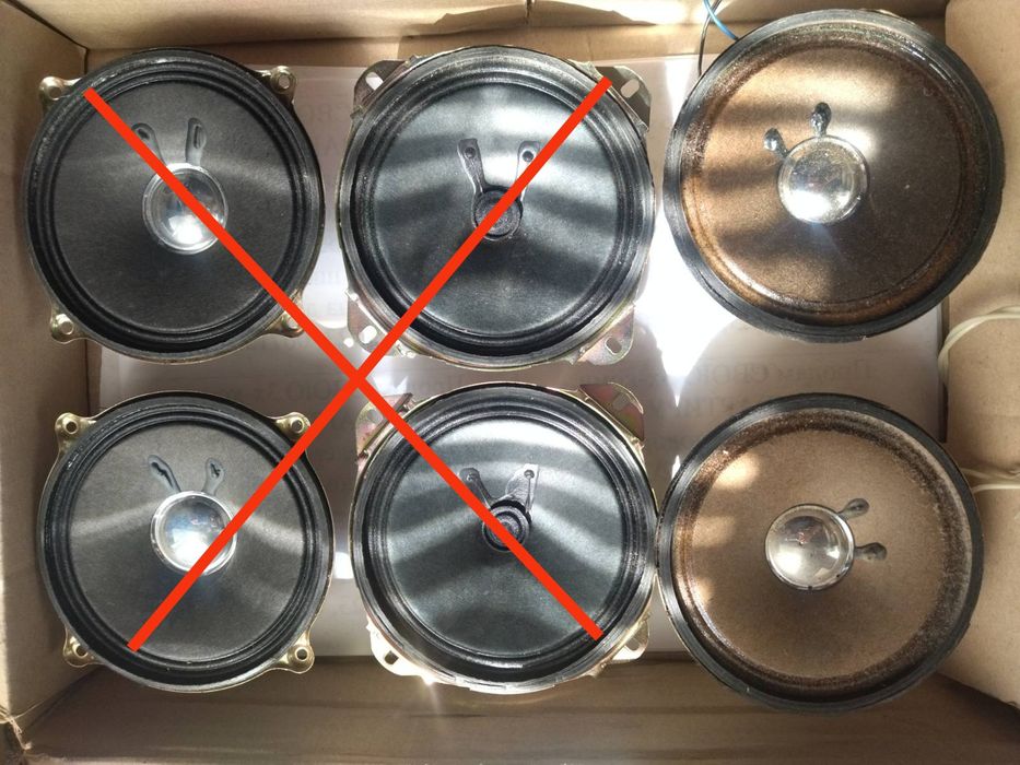 Динамики 10см и пищалки